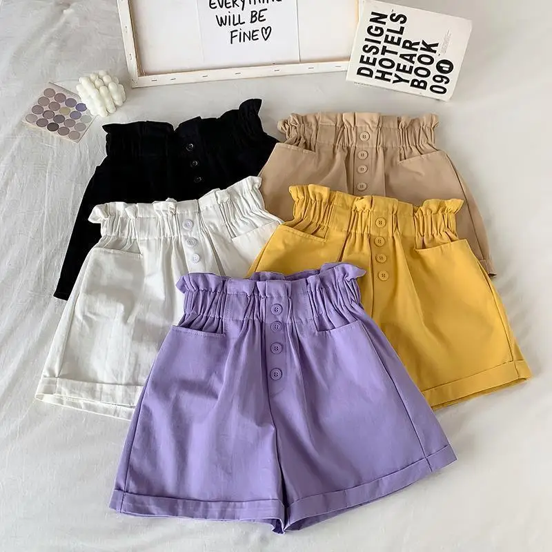 Summer Clothes for Girls Candy Color Kids Cotton Shorts for Girls Summer Casual Wear Thin Breathable Outdoor Sports Pants