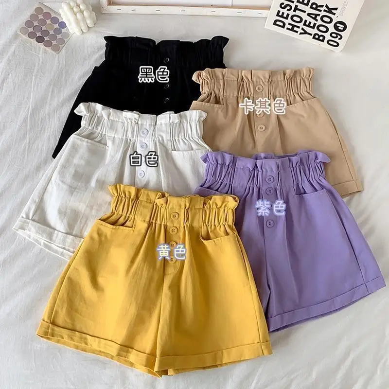 Summer Clothes for Girls Candy Color Kids Cotton Shorts for Girls Summer Casual Wear Thin Breathable Outdoor Sports Pants