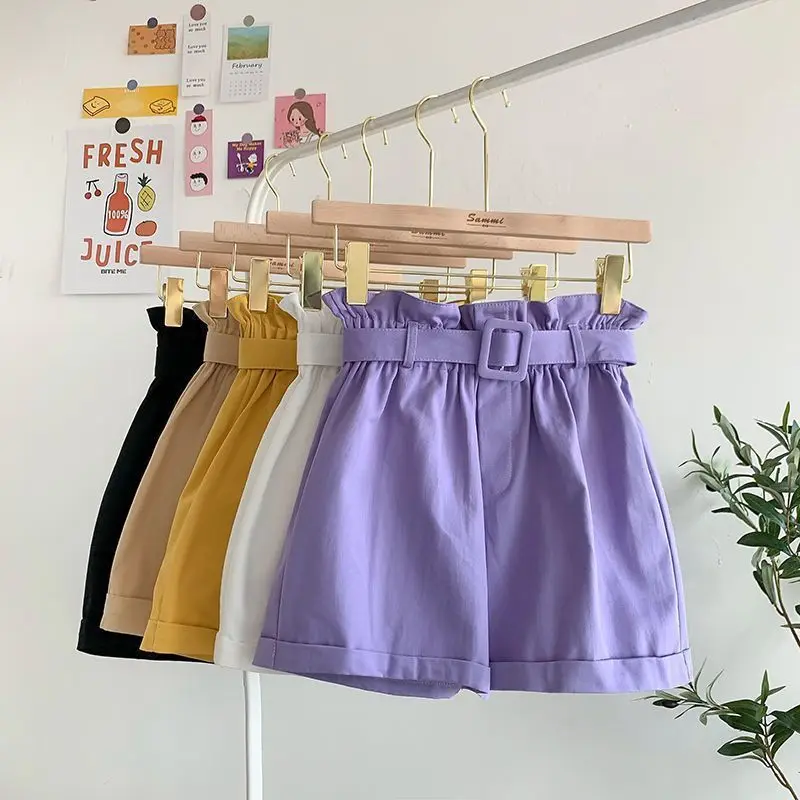 Summer Clothes for Girls Candy Color Kids Cotton Shorts for Girls Summer Casual Wear Thin Breathable Outdoor Sports Pants