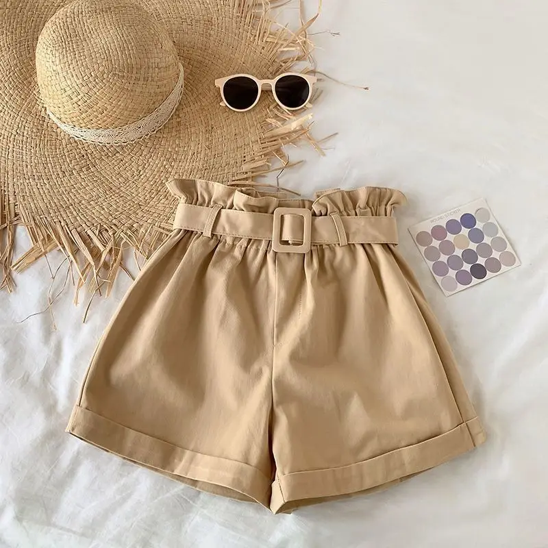 Summer Clothes for Girls Candy Color Kids Cotton Shorts for Girls Summer Casual Wear Thin Breathable Outdoor Sports Pants