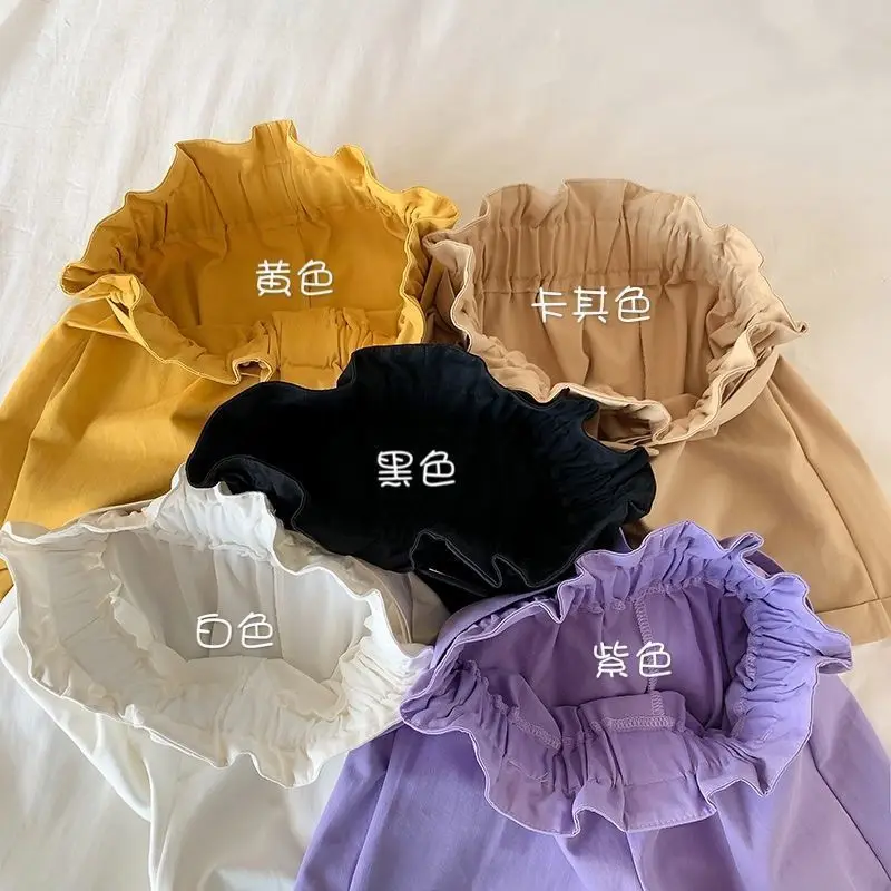 Summer Clothes for Girls Candy Color Kids Cotton Shorts for Girls Summer Casual Wear Thin Breathable Outdoor Sports Pants