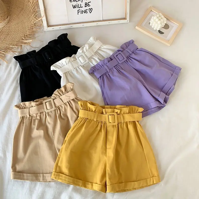 Summer Clothes for Girls Candy Color Kids Cotton Shorts for Girls Summer Casual Wear Thin Breathable Outdoor Sports Pants