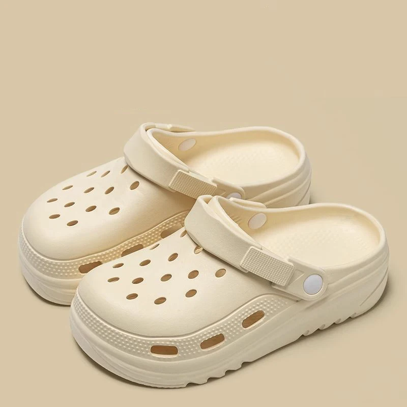 Women Home Slippers Garden Clogs Shoes Men's Sandals Flip Flops Summer Outdoor Couple Beach Slipper Closed Toe Non Slip Sandals