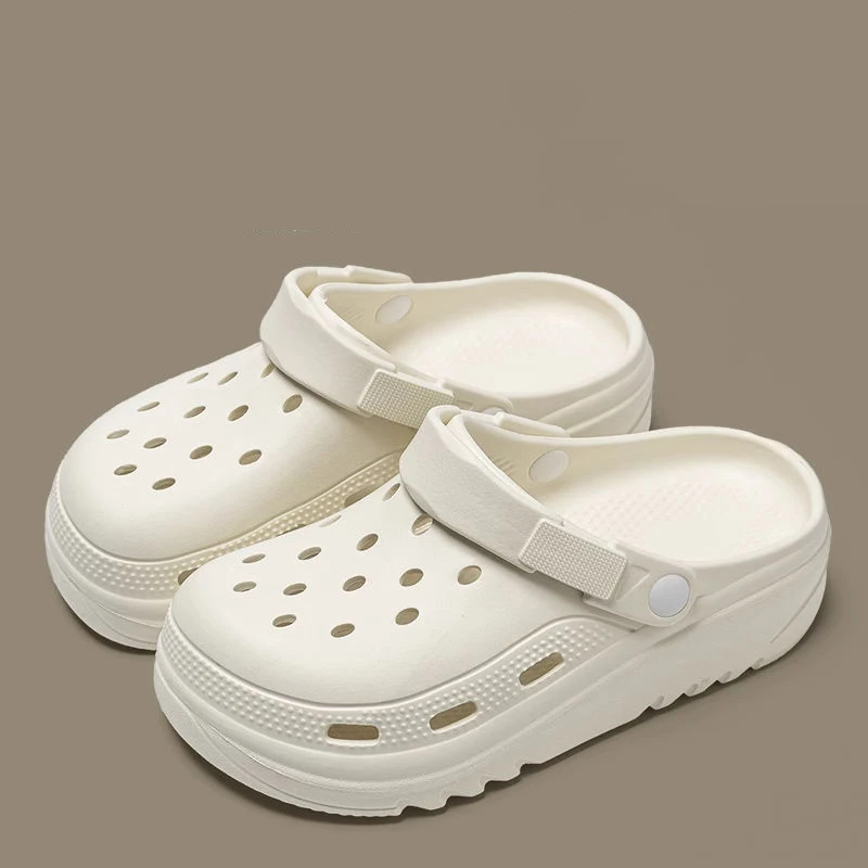 Women Home Slippers Garden Clogs Shoes Men's Sandals Flip Flops Summer Outdoor Couple Beach Slipper Closed Toe Non Slip Sandals