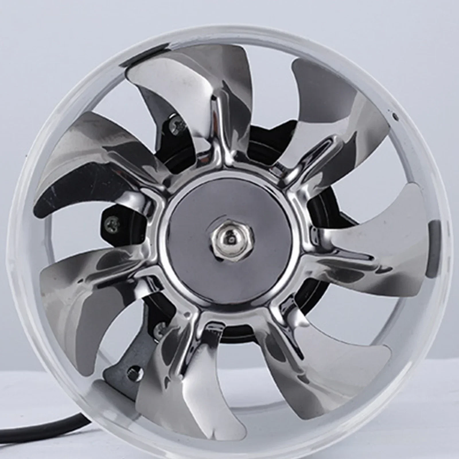 Axial Pipe Metal Blower Bathroom Fan Channel Pipe Fan 500m³/h Channel Duct Extractor Insert Exhaust Fan