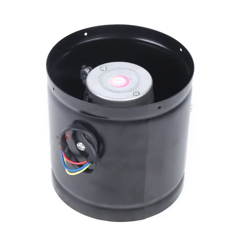 Axial Pipe Metal Blower Bathroom Fan Channel Pipe Fan 500m³/h Channel Duct Extractor Insert Exhaust Fan