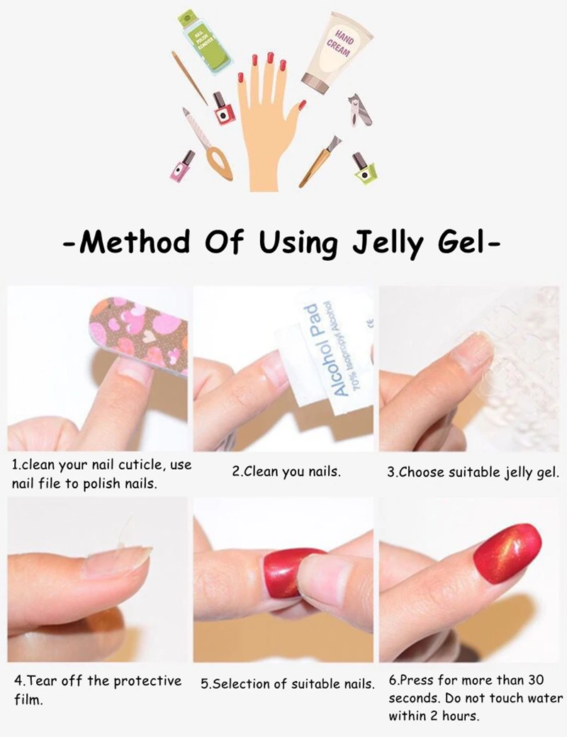 10PCS Handmade White French Press on Nails Almond Fake Nails