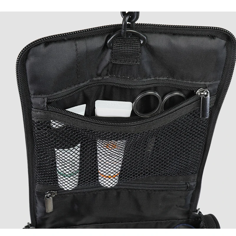 Multifunction Hanging Flip Men Travel Toiletry Bags Portable Pockets Water-Resistan Portable Shaving Kit Storage Make Up Bags