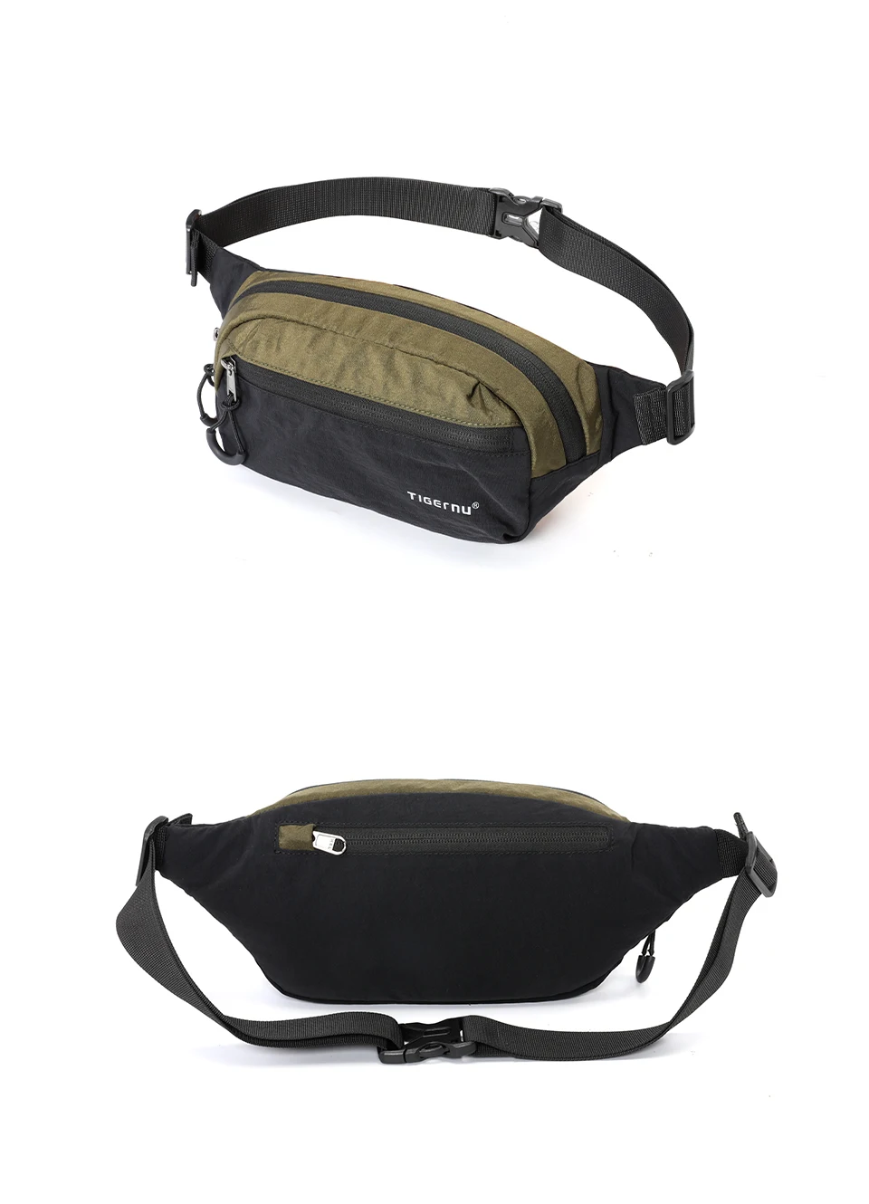 Tigernu New Light Weight Crossbody Bag Men Shoulder Bag Splashproof Waist Bag Male Multi-purpose Sling Bag