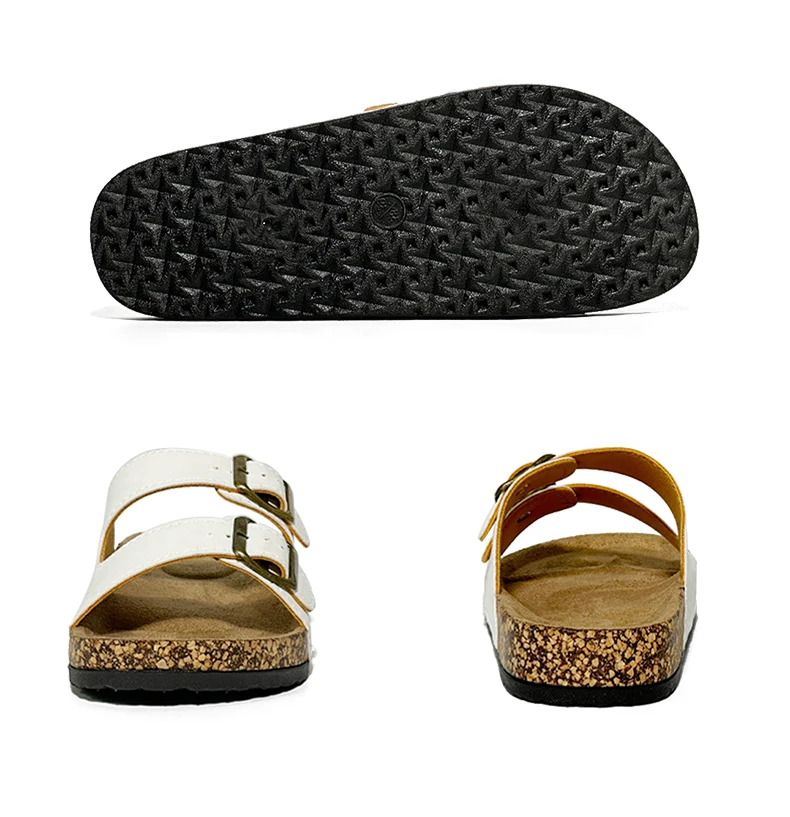 1 Pairs of Leather Sandal For Men And Women Beach Sandals 2025 Designer Men's Shoes Comfortable Slipper Original Brands Shoes