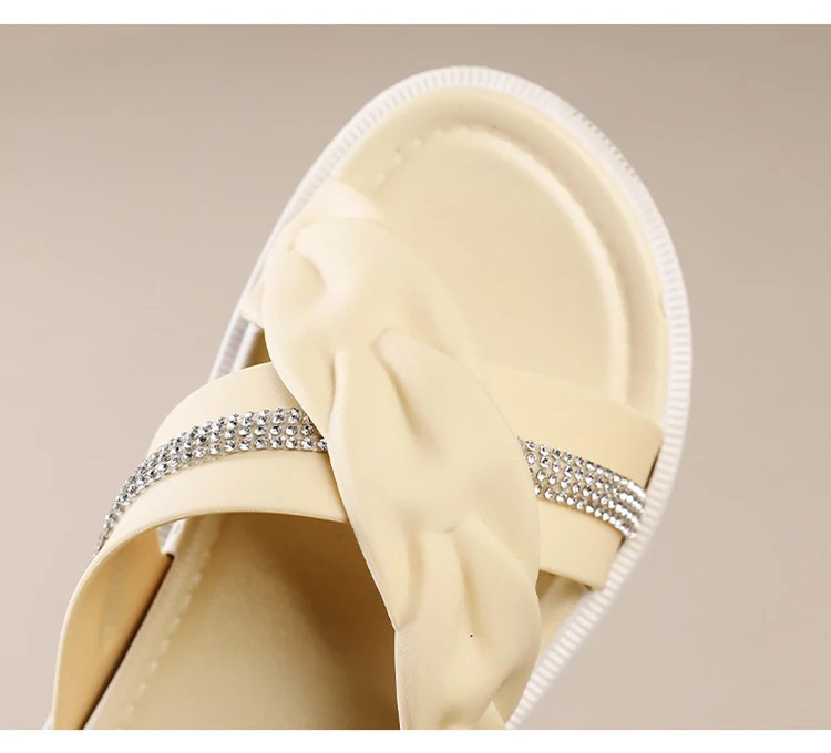 2026 Summer New Fashion Women Shoes Slippers Comfortable Platform Shoe High Heels Leisure Flower Outdoor Beach Slipper Women