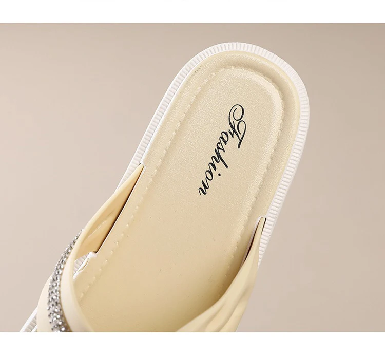 2026 Summer New Fashion Women Shoes Slippers Comfortable Platform Shoe High Heels Leisure Flower Outdoor Beach Slipper Women