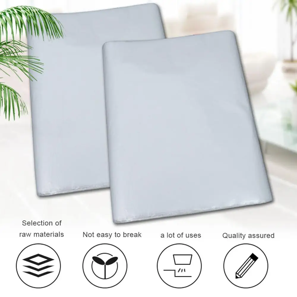 100 Disposable Hair Coloring Barber Cloth Long Barber Wai Cloth Perm Hair Salon Haircut Wai Hairdressing Cape Shawl Pe Apron