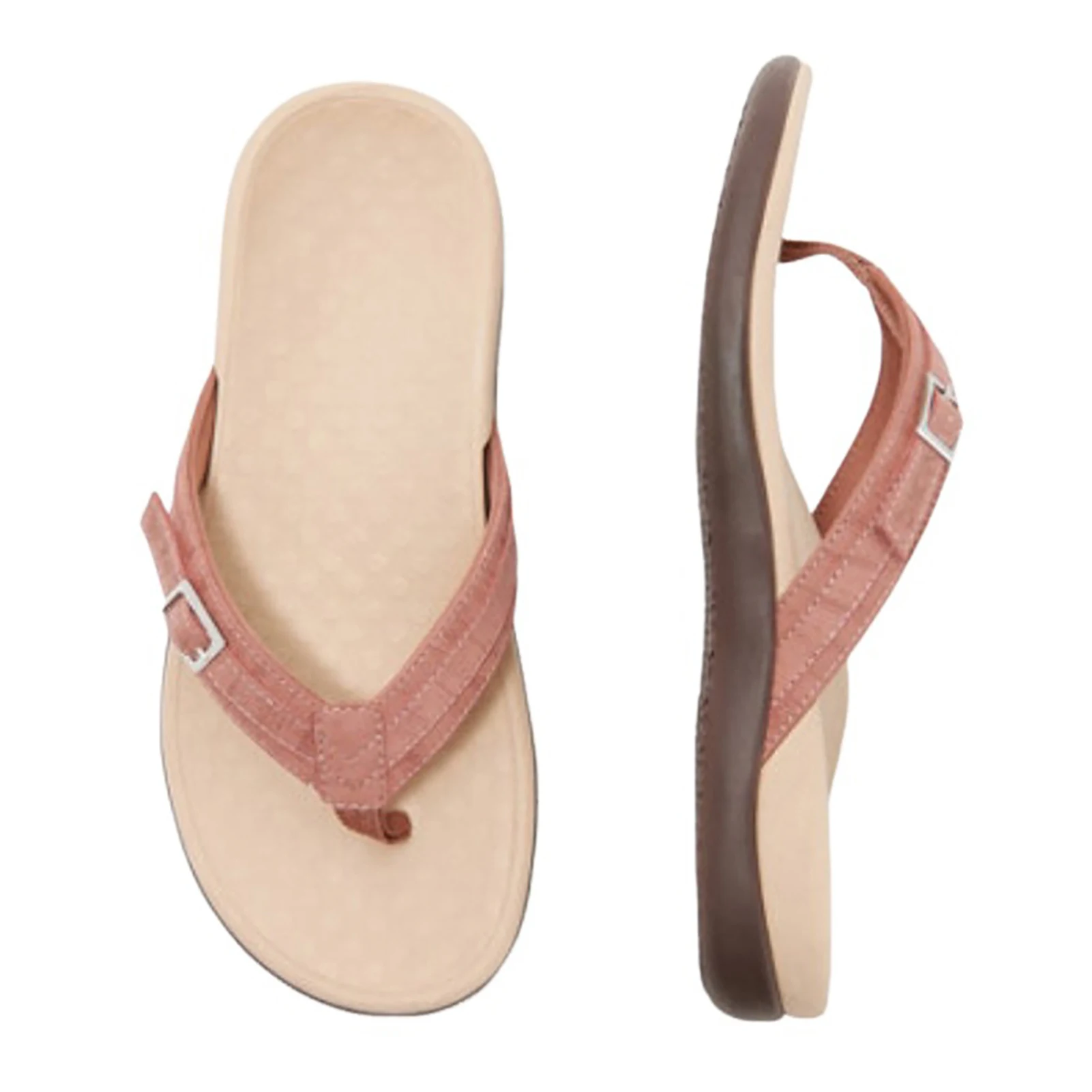 Summer Slippers for Women Fashion Cool Comfortable Lightweight Flat Flip Flops Non-Slip Outdoor Beach Slippers for Ladies