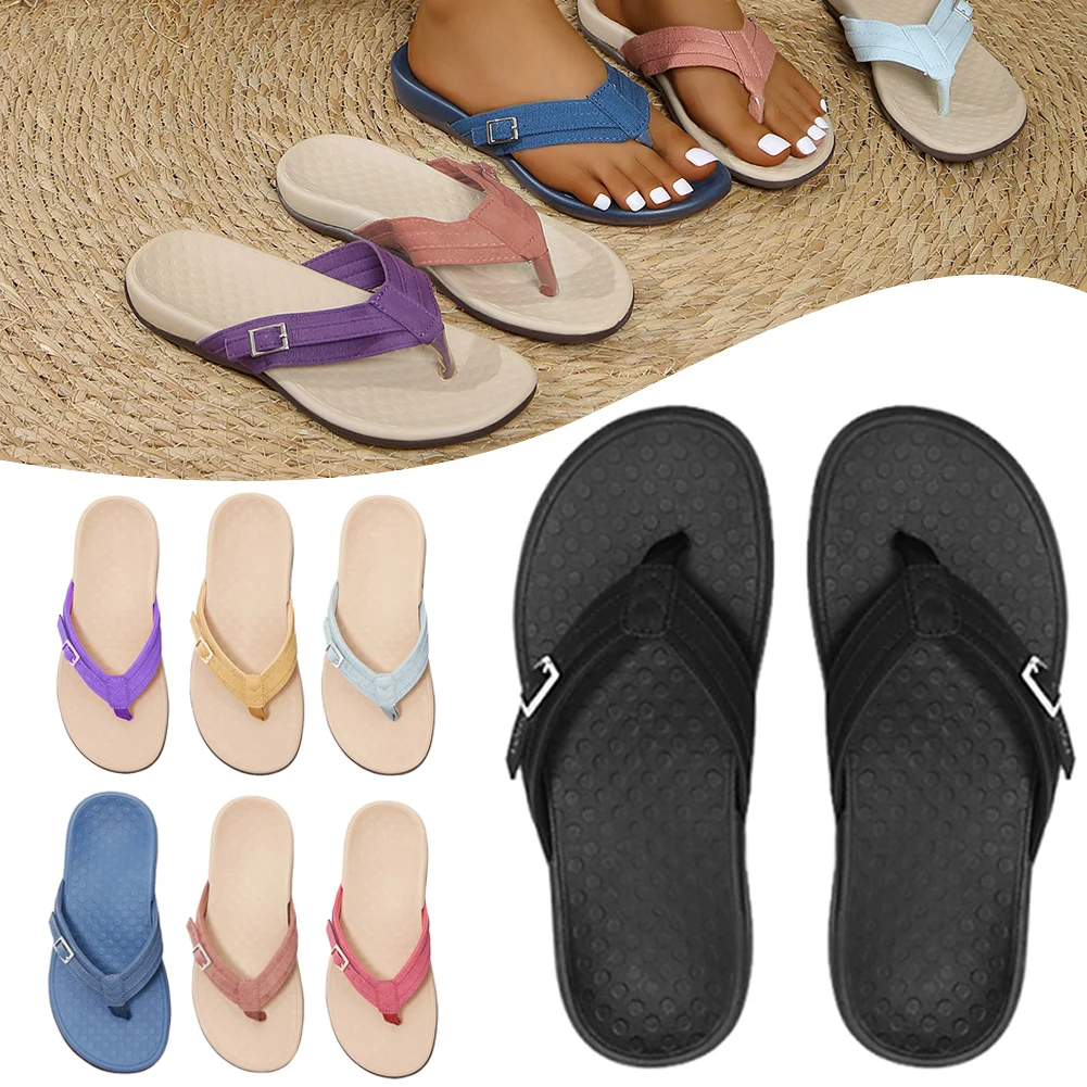 Summer Slippers for Women Fashion Cool Comfortable Lightweight Flat Flip Flops Non-Slip Outdoor Beach Slippers for Ladies