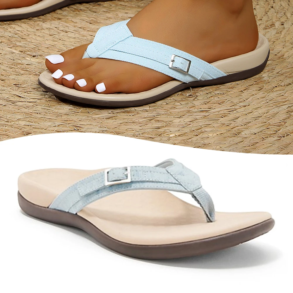 Summer Slippers for Women Fashion Cool Comfortable Lightweight Flat Flip Flops Non-Slip Outdoor Beach Slippers for Ladies