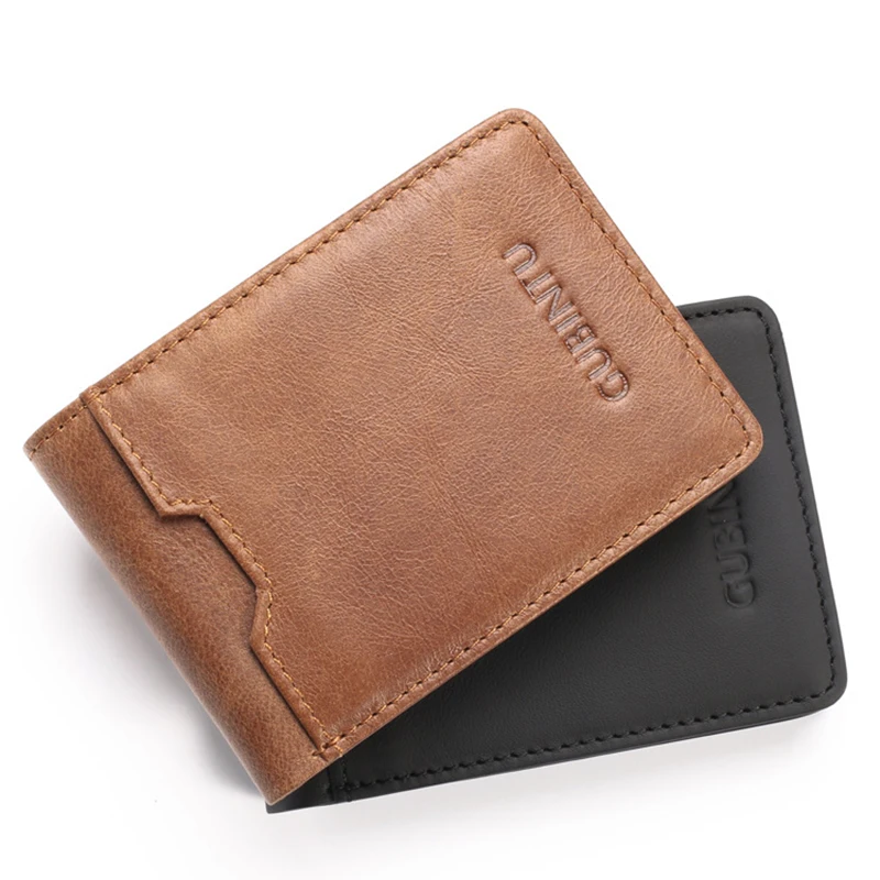 2025 New Gubintu Creative Wallet, Rfid Anti-Magnetic Multi-Functional Men's Us Dollar Wallet, Genuine Leather Wallet