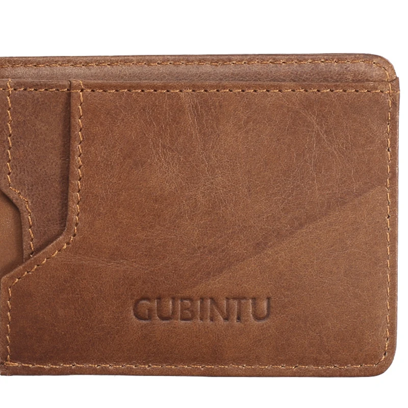 2025 New Gubintu Creative Wallet, Rfid Anti-Magnetic Multi-Functional Men's Us Dollar Wallet, Genuine Leather Wallet