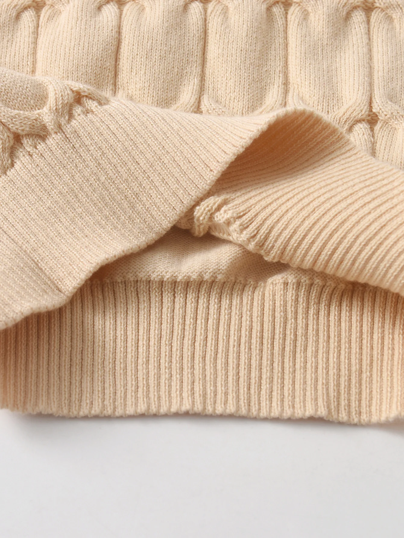 Boys' College Style Sweater Fake Two Fried Dough Twists Knitted Pullovers Suitable for School Daily Spring Autumn Winter