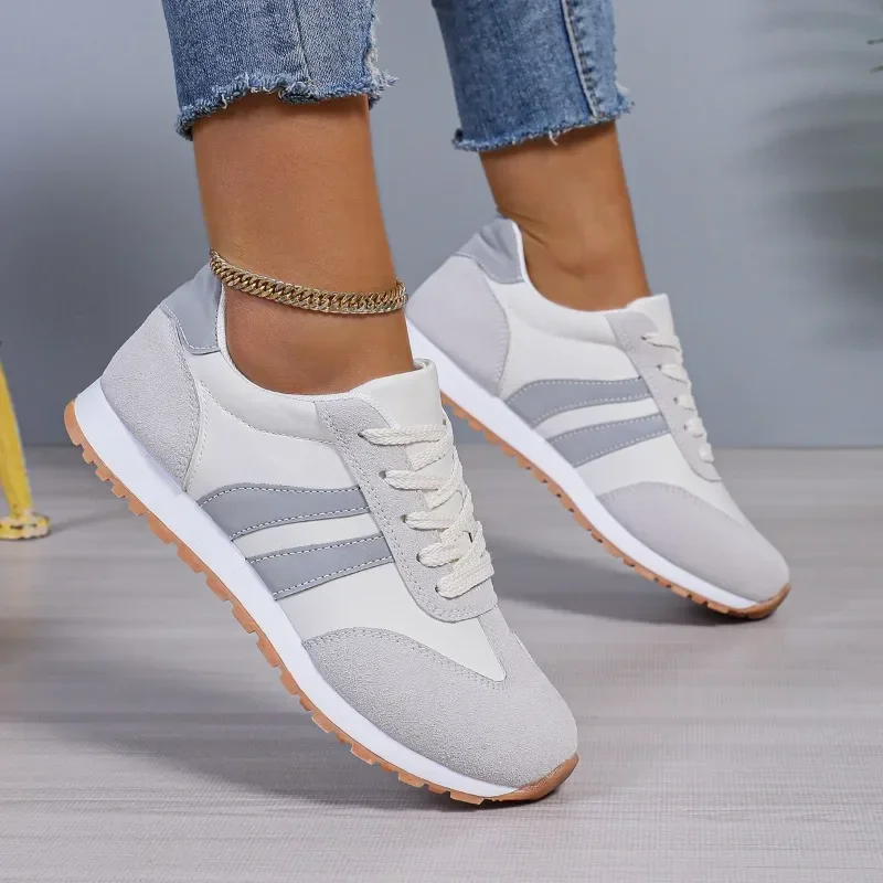 New Casual Shoes Fashion All-match Running Shoes Breathable Cloth Surface Lightweight Sports Women's Shoes Zapatos De Mujer