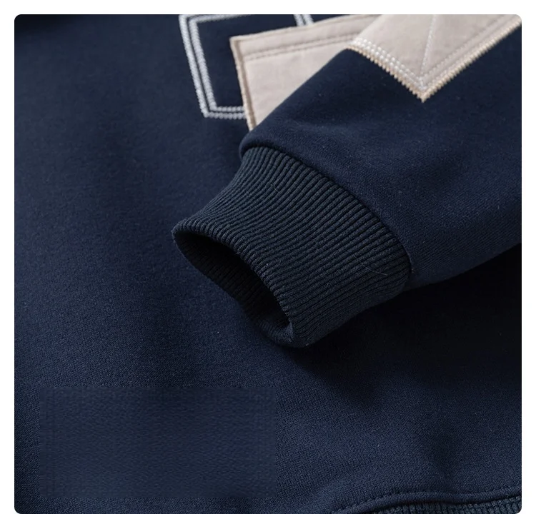 1-8Y Autumn Winter Boys Sweatshirt Fleece Lined Kid's Fake Two-Piece Child's Clothing Korean Style Cotton Kids Pullover Top