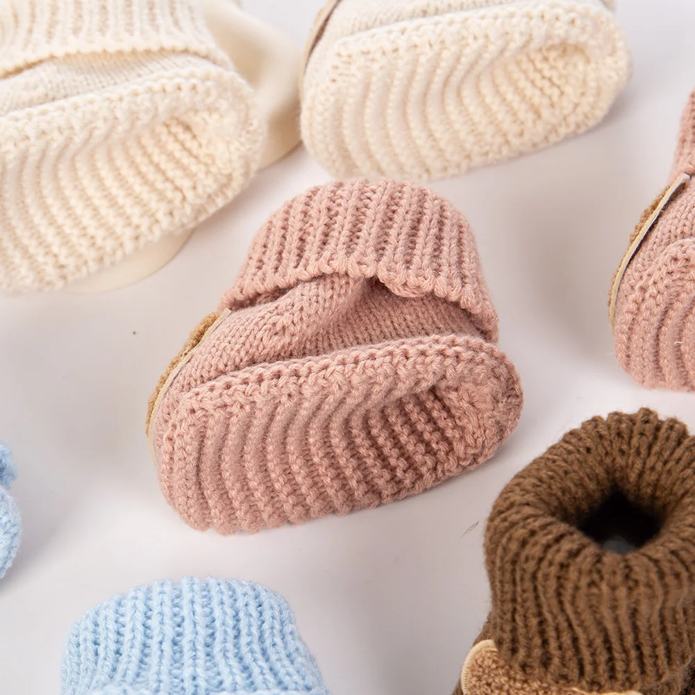 1Pair Cute Bear Newborn Baby Socks Autumn Winter Knitted Birthday Photography Props Boutique Infant Ankle Sock Toddler Stockings
