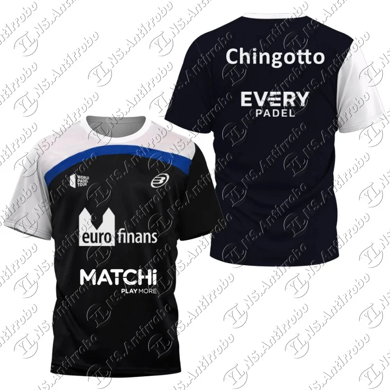 2025 summer new men's light outdoor tennis T-shirt Summer racquet men's sports T-shirt short sleeve round neck high quality new