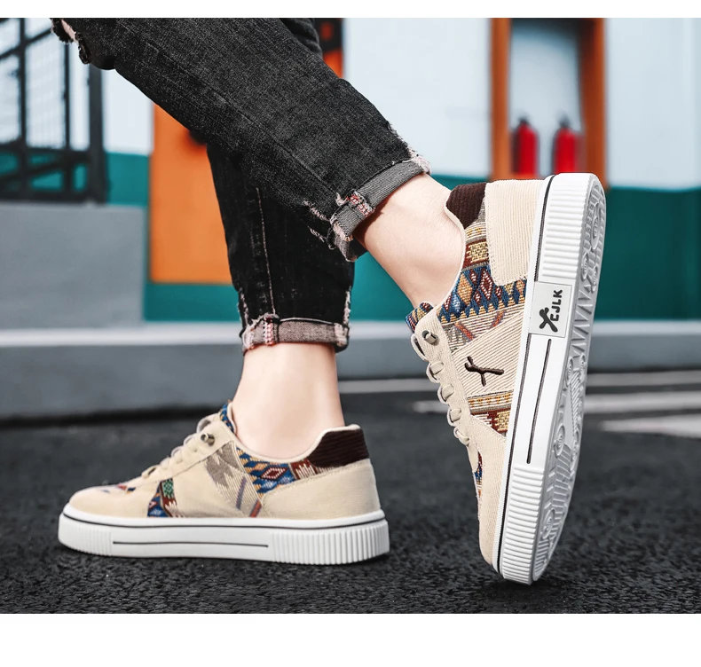 Mens Casual Sports Shoes New Outdoor High Quality Thick Sole Fashion Canvas Shoe Comfortable Breathable Luxury Men's Board Shoes