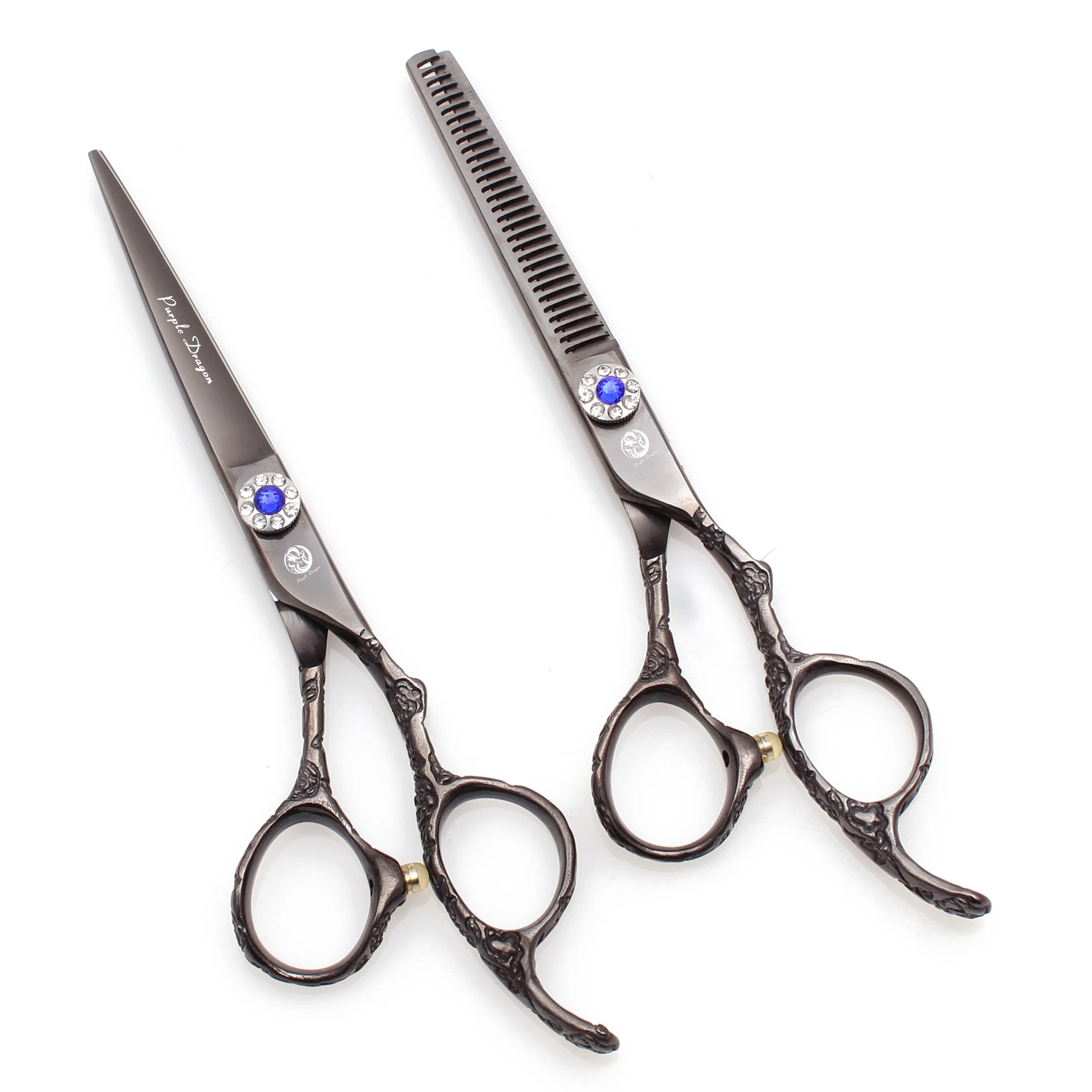 Professional Hair Scissors JP Stainless Hair Cutting Scissors 5.5" 6" Barber Shop Thinning Shears Rainbow Haircut Shears Z9002
