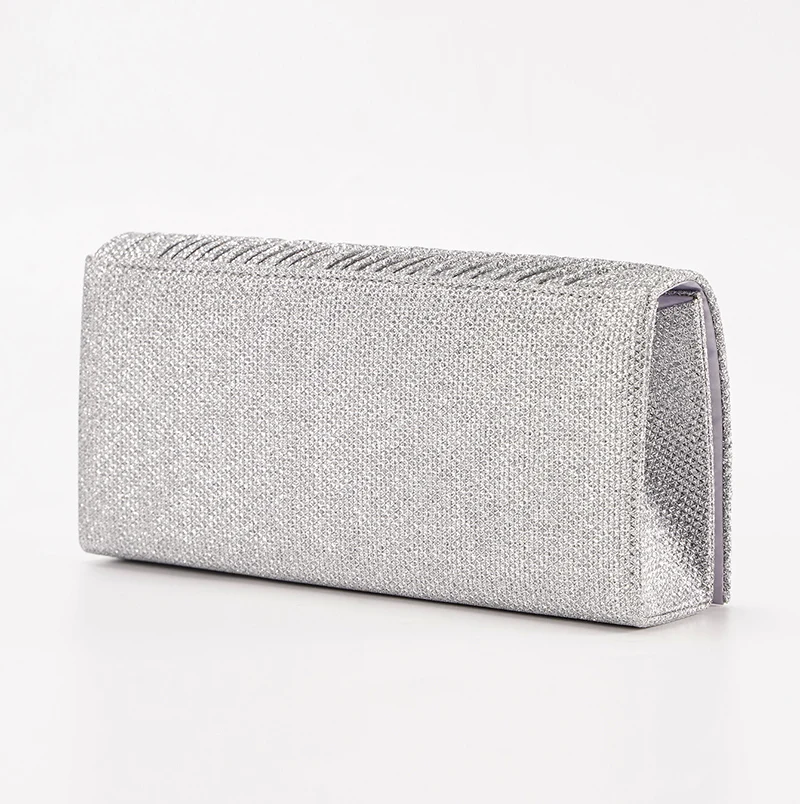 Women's Evening Shoulder Bag Bridal Clutch Party Prom Wedding Envelope Handbag Glitter Shiny Purses Sling Dating Dressy Bag