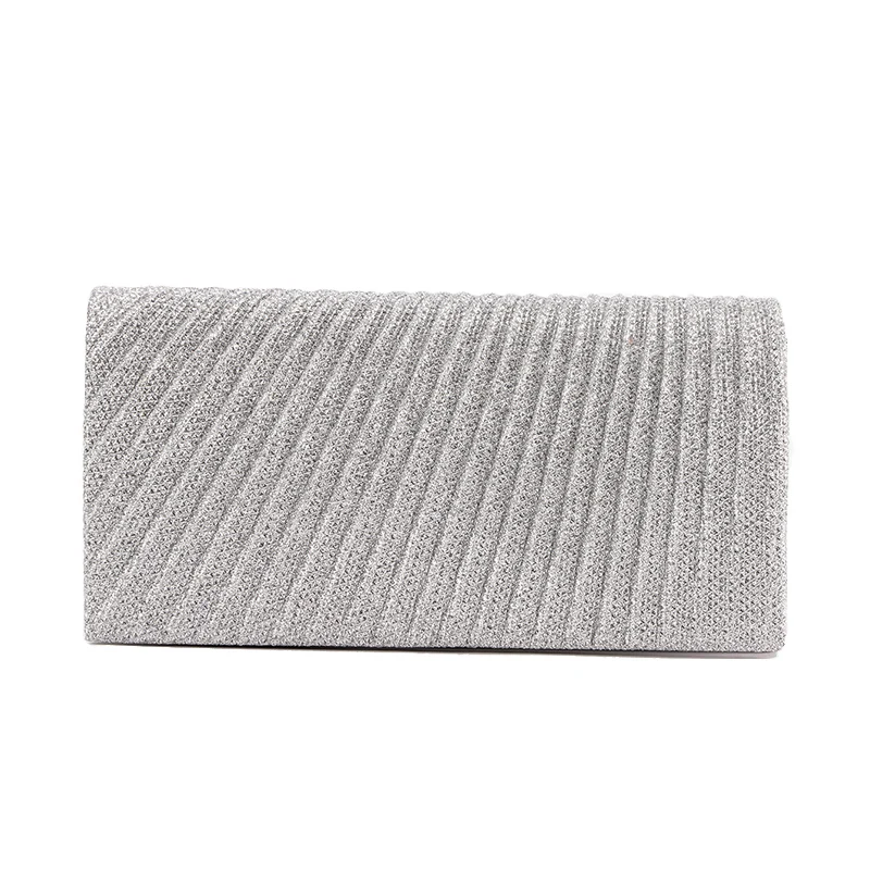 Women's Evening Shoulder Bag Bridal Clutch Party Prom Wedding Envelope Handbag Glitter Shiny Purses Sling Dating Dressy Bag
