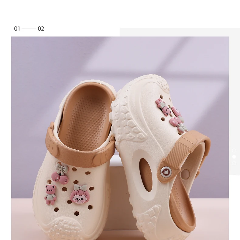 Women's Cute 2025 New Summer Outer Wear Lightweight Non-Slip Thick-Soled Toe-Cap Slippers Fashionable Beach Sandals