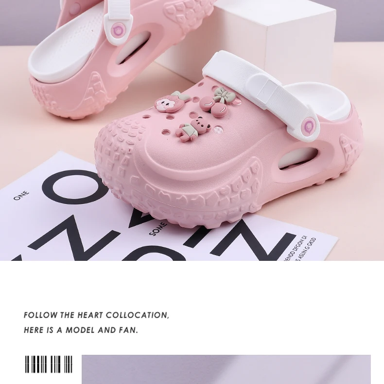 Women's Cute 2025 New Summer Outer Wear Lightweight Non-Slip Thick-Soled Toe-Cap Slippers Fashionable Beach Sandals