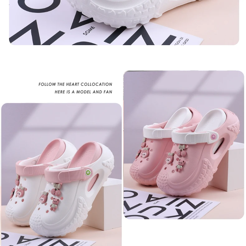 Women's Cute 2025 New Summer Outer Wear Lightweight Non-Slip Thick-Soled Toe-Cap Slippers Fashionable Beach Sandals