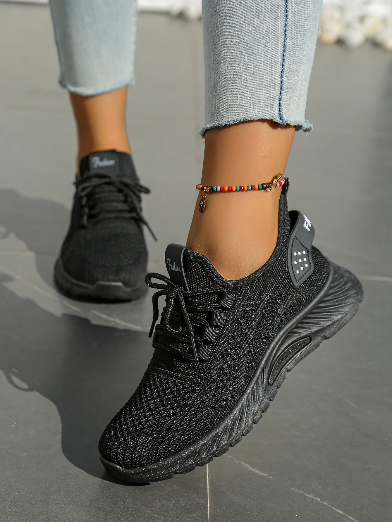 Women Shoes Casual Sneaker Fall New Fashion Leisure Sports Single Shoes Wholesale Cross-Border Factory Trend Fly Weaving