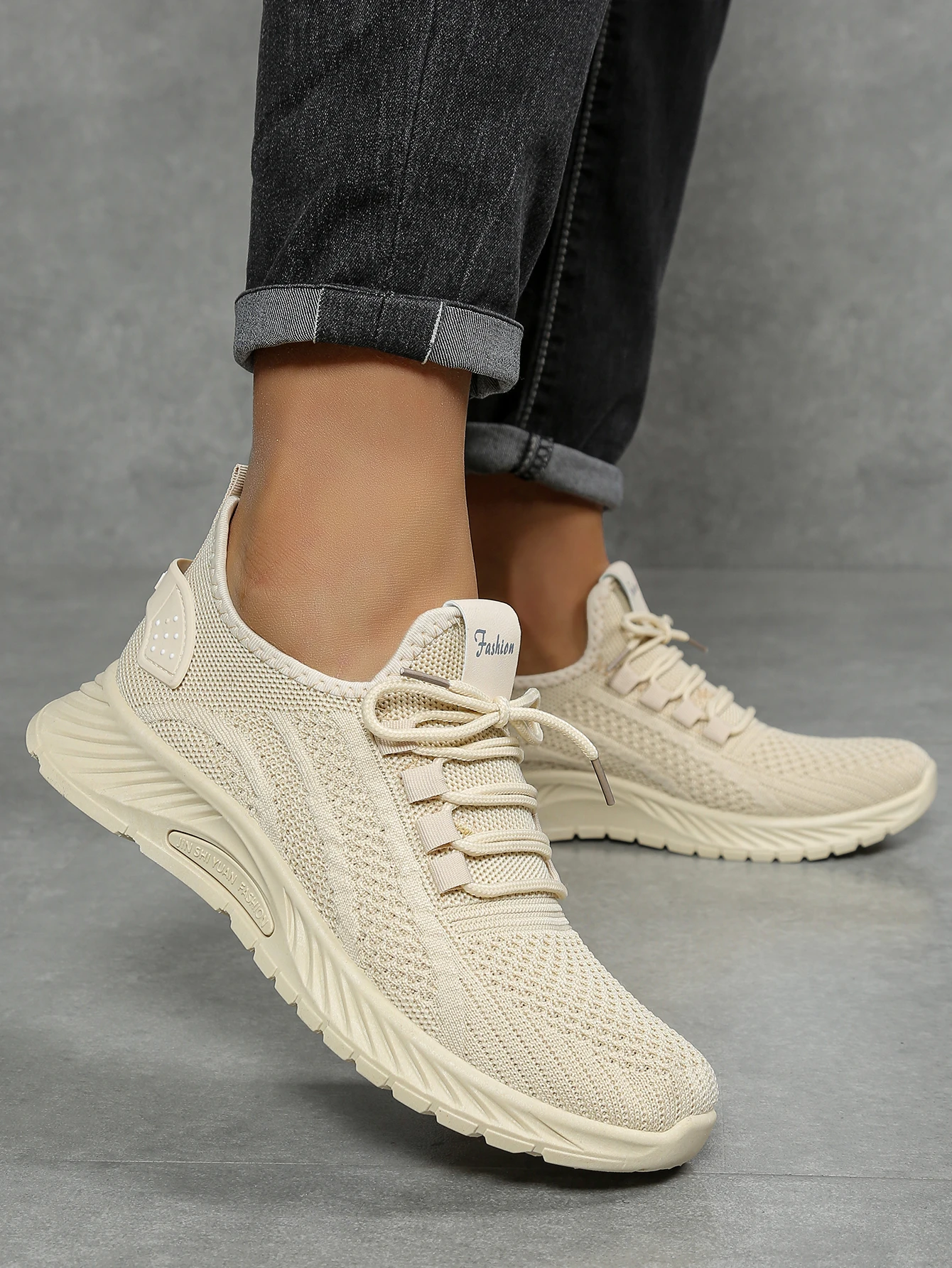 Women Shoes Casual Sneaker Fall New Fashion Leisure Sports Single Shoes Wholesale Cross-Border Factory Trend Fly Weaving