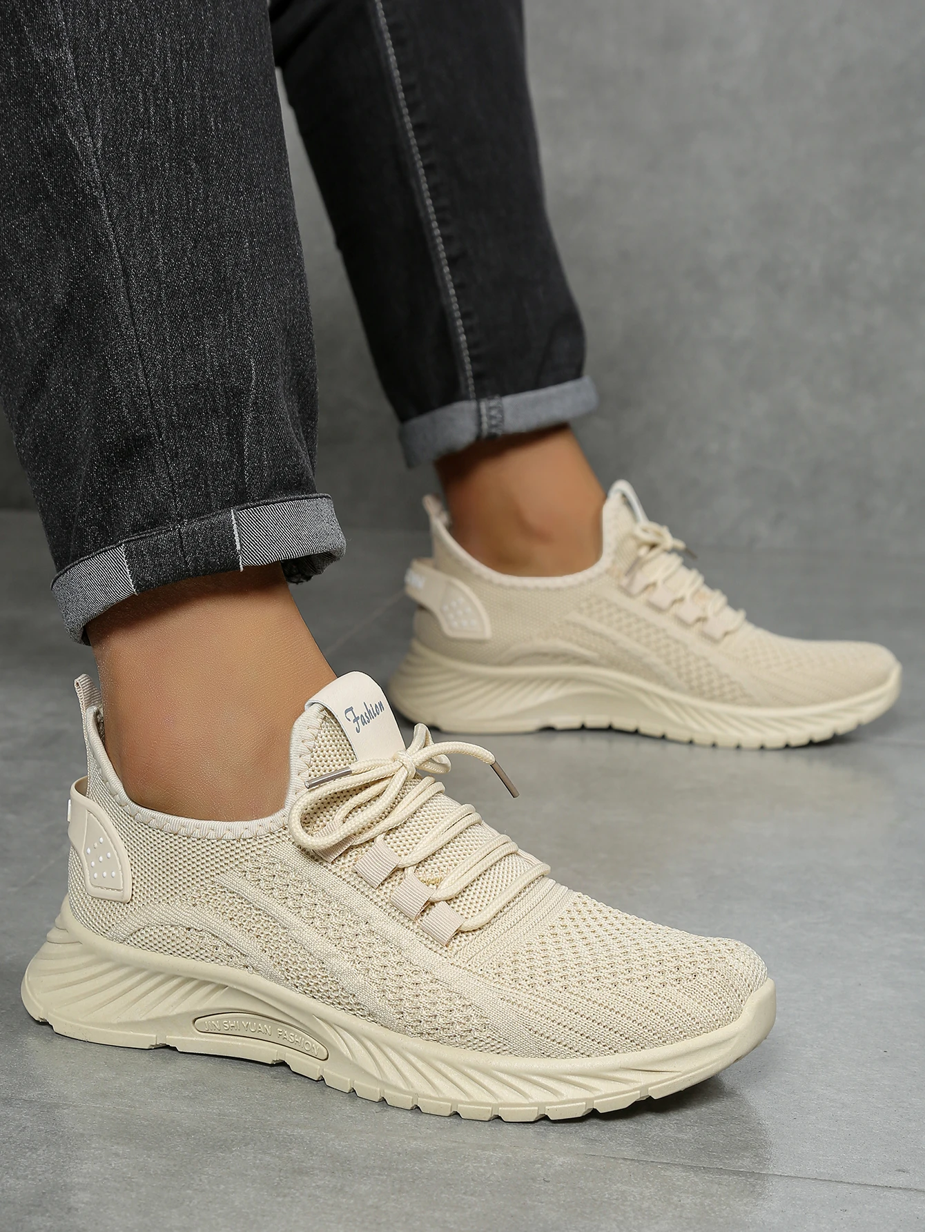 Women Shoes Casual Sneaker Fall New Fashion Leisure Sports Single Shoes Wholesale Cross-Border Factory Trend Fly Weaving