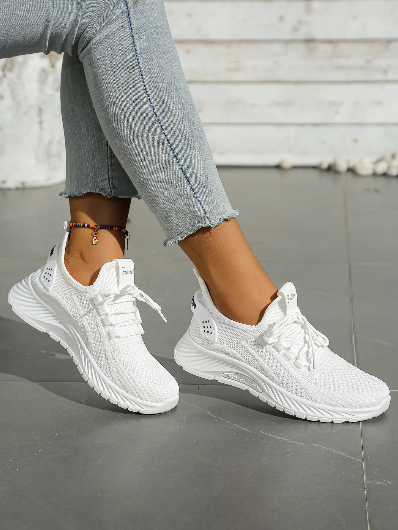 Women Shoes Casual Sneaker Fall New Fashion Leisure Sports Single Shoes Wholesale Cross-Border Factory Trend Fly Weaving