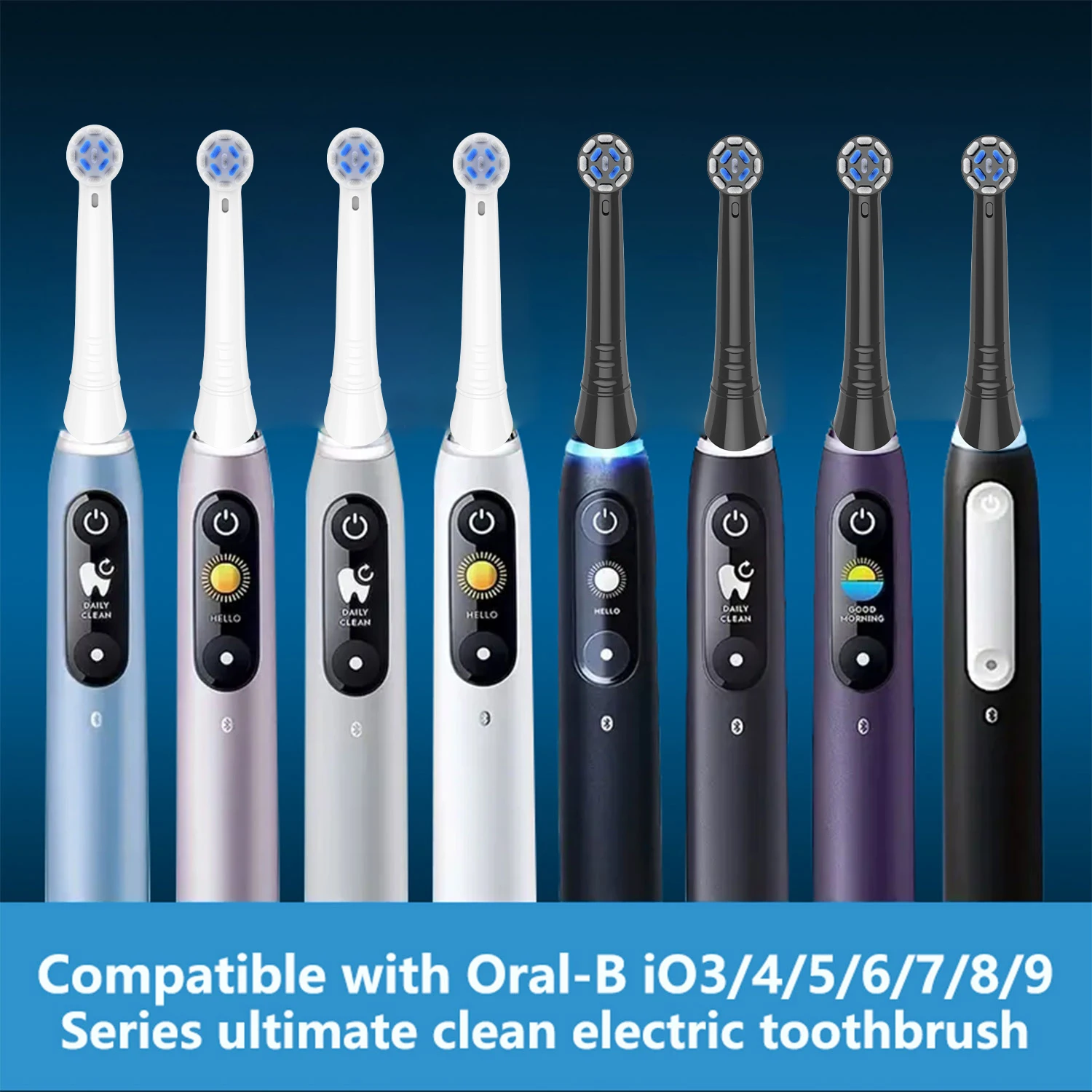 Compatible with Oral B IO Electric Toothbrush Replacement Toothbrush Brush Heads, Toothbrush Head for IO 2/3/4/5/6/7/8/9/10