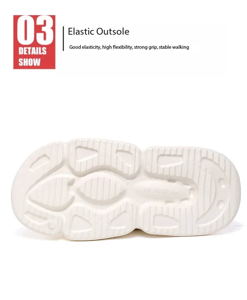 Men's Simple Casual Slip-On Slippers Indoor Anti-Slip Outdoor Lightweight Solid Color Slipper Everyday Sandals
