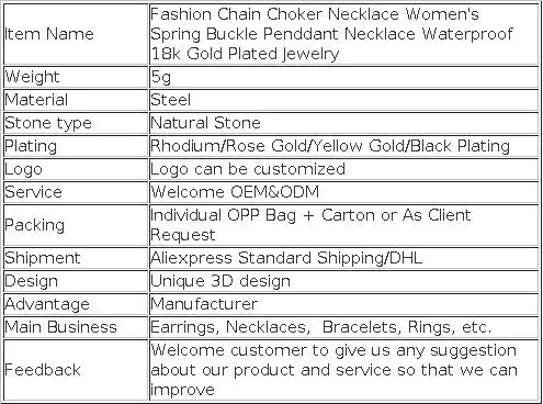 316L Gold Bean Tassel Necklace Waterproof Gold Plated Stainless Steel Choker High Quality Fashion Jewelry Gifts For Ladies