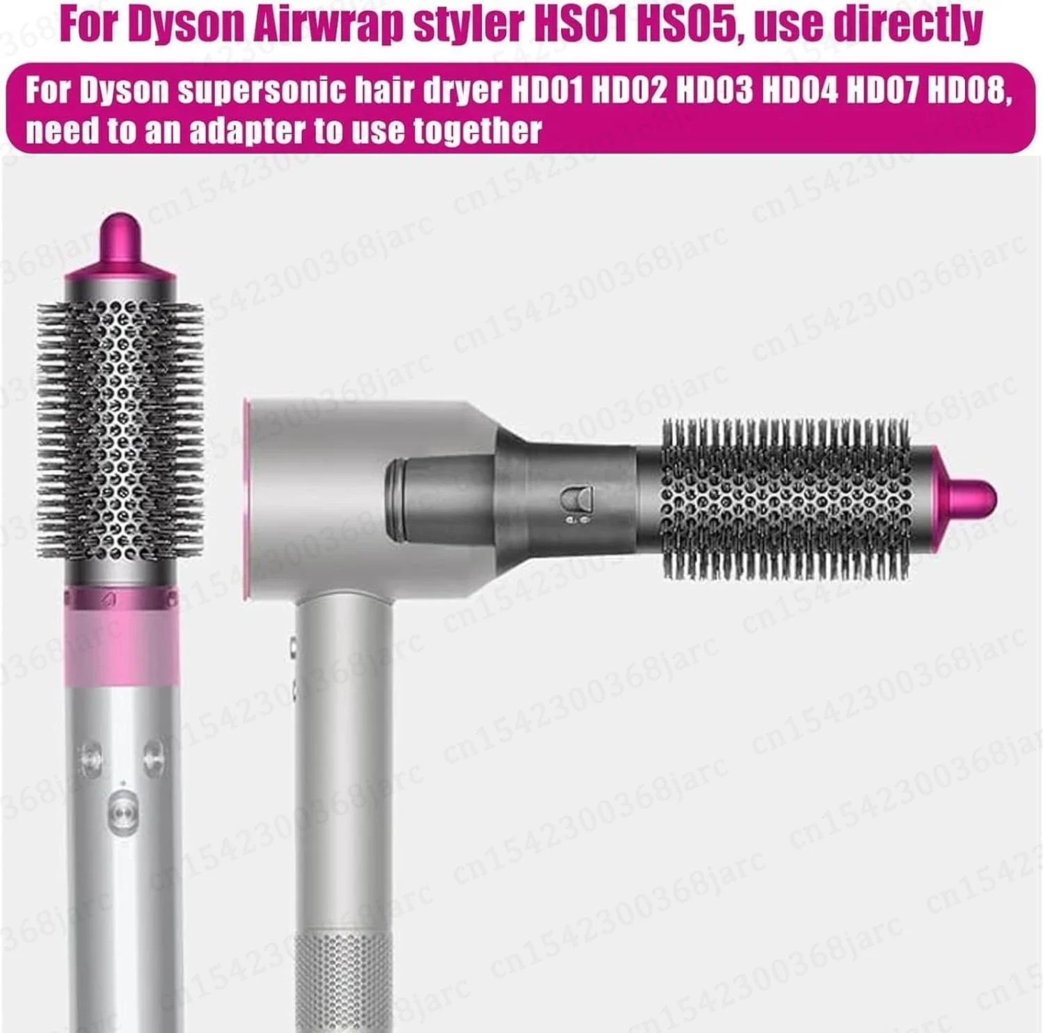 Hair Dryer Automatic Hair Straightener Curling Nozzle For Dyson Supersonic HD16 Nural Accessories Cylinder Comb Diffusion Nozzle