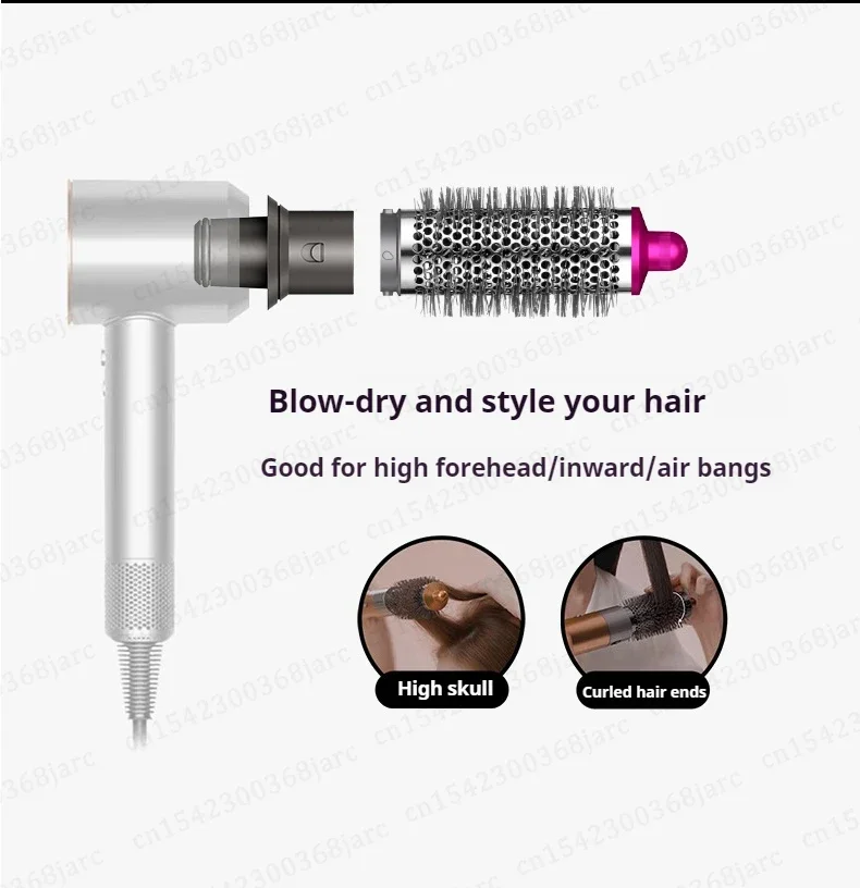 Hair Dryer Automatic Hair Straightener Curling Nozzle For Dyson Supersonic HD16 Nural Accessories Cylinder Comb Diffusion Nozzle