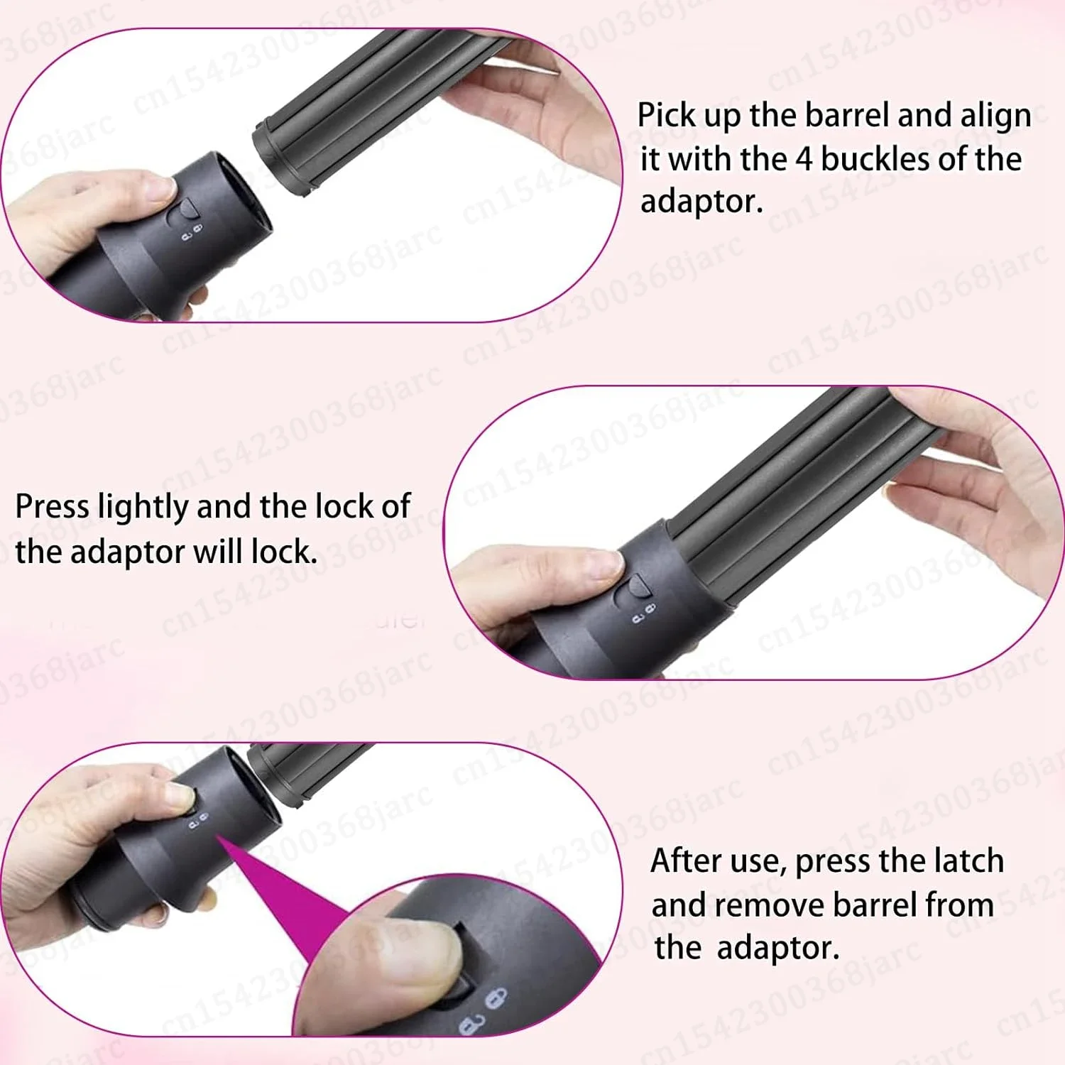 Hair Dryer Automatic Hair Straightener Curling Nozzle For Dyson Supersonic HD16 Nural Accessories Cylinder Comb Diffusion Nozzle