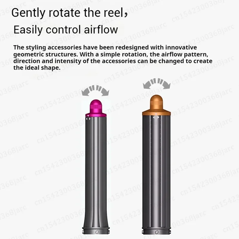Hair Dryer Automatic Hair Straightener Curling Nozzle For Dyson Supersonic HD16 Nural Accessories Cylinder Comb Diffusion Nozzle