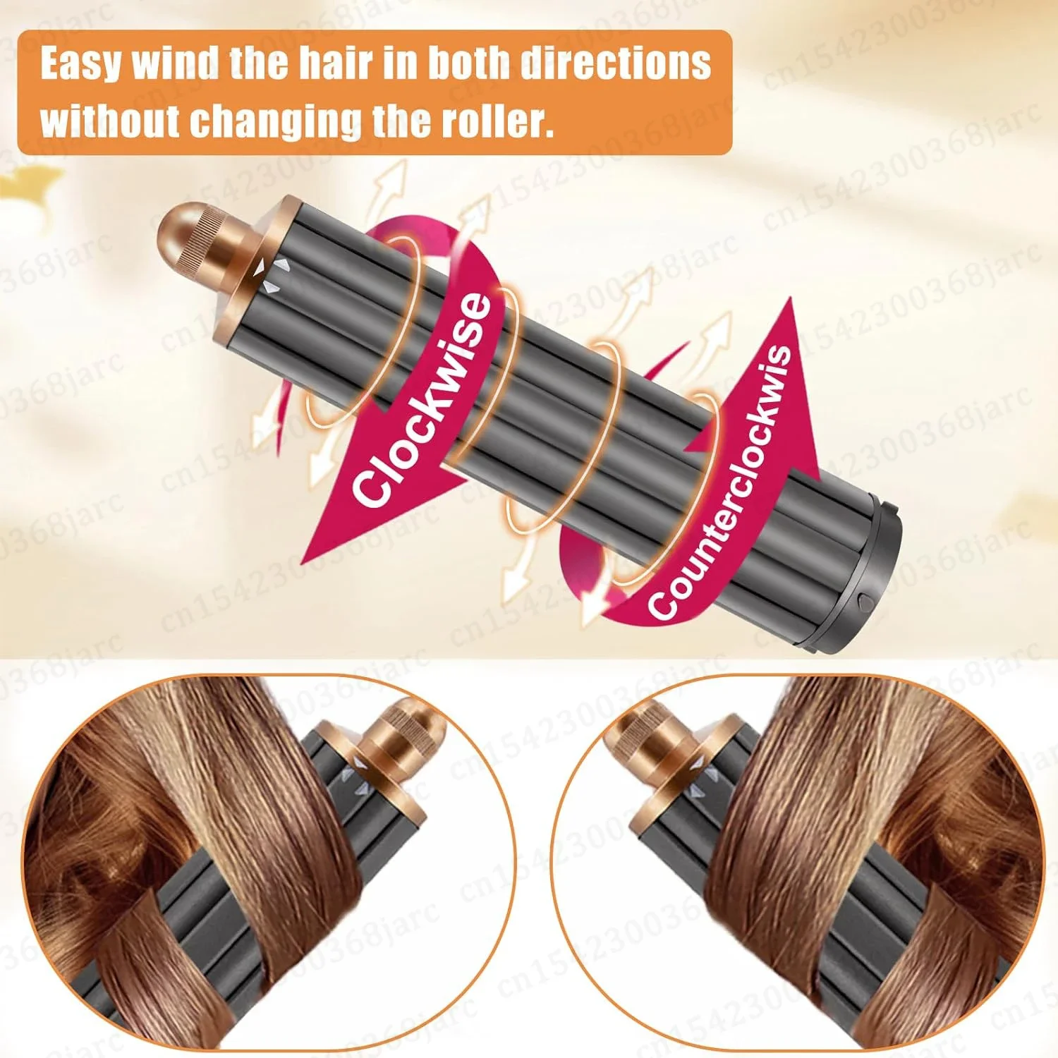 Hair Dryer Automatic Hair Straightener Curling Nozzle For Dyson Supersonic HD16 Nural Accessories Cylinder Comb Diffusion Nozzle