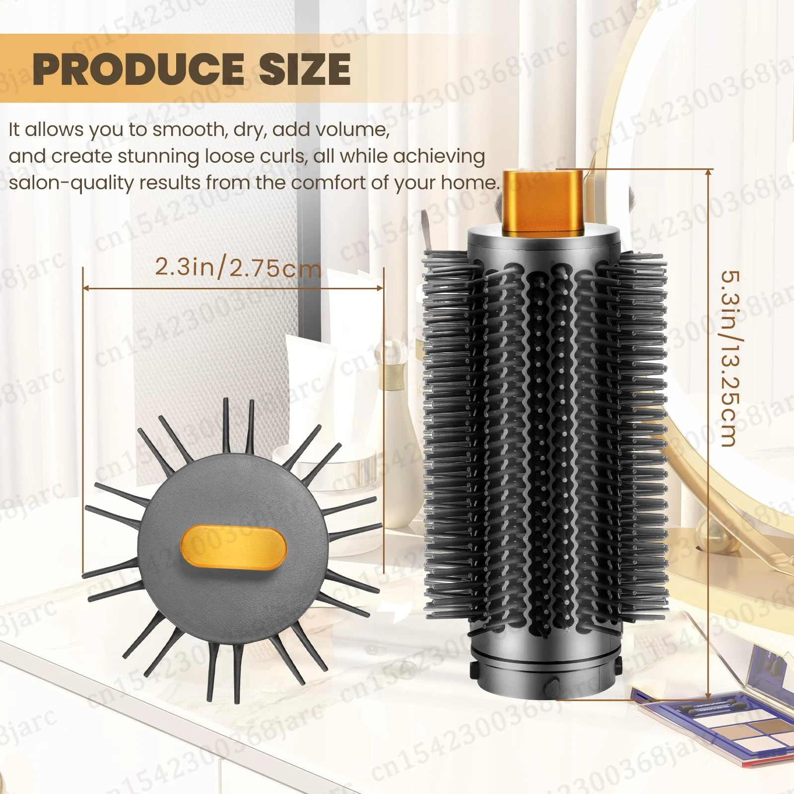 Hair Dryer Automatic Hair Straightener Curling Nozzle For Dyson Supersonic HD16 Nural Accessories Cylinder Comb Diffusion Nozzle