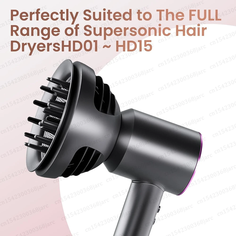 Hair Dryer Automatic Hair Straightener Curling Nozzle For Dyson Supersonic HD16 Nural Accessories Cylinder Comb Diffusion Nozzle