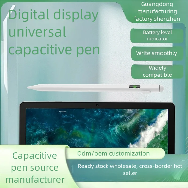 2026 Universal Stylus Battery Display Pen Touch Pen For Android IOS iPad Huawei Xiaomi Honor Tablets Stylu Penci
