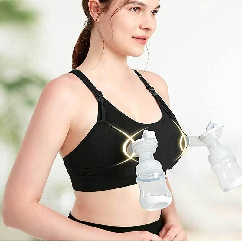 New Women Nursing Bra Maternity Hands Free Pump Bras Breast Feeding Bra Mother Underwear Pregnancy Breastfeeding Bra